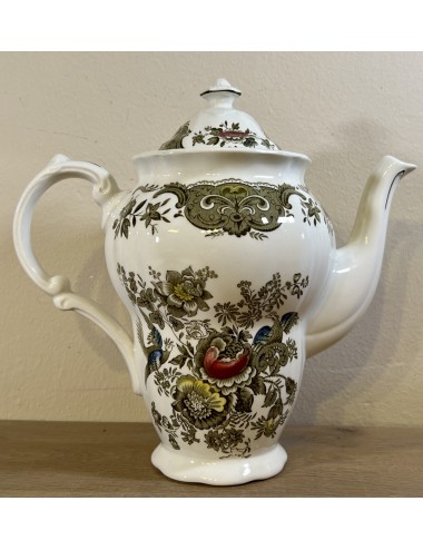 Coffee jug / Coffee pot - Ridgway Staffordshire England - décor WINDSOR - multicolor