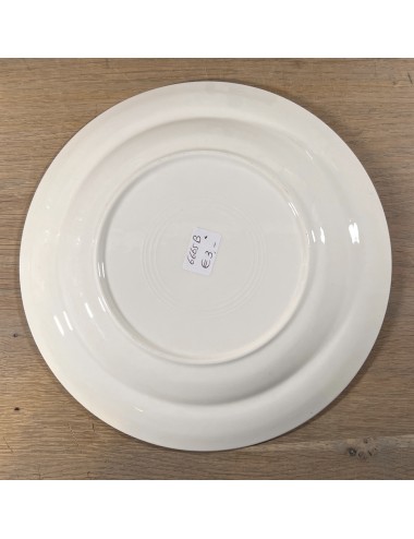 Deep plate / Soup plate / Pasta plate - unmarked - version with an azure border of 3.3 cm.