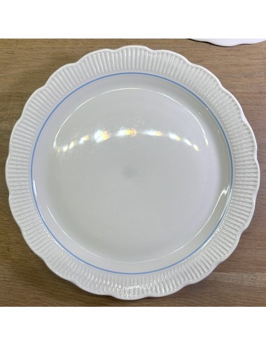 Fruittest - 2-piece - Chodziez / Made in Poland - executed in white porcelain with a light blue line