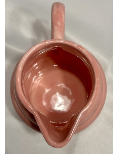 Milk jug / Water jug - marked WM (Wasmuel) - executed in pastel pink