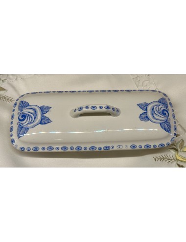Comb tray - Boch - décor TOSCA executed in light blue