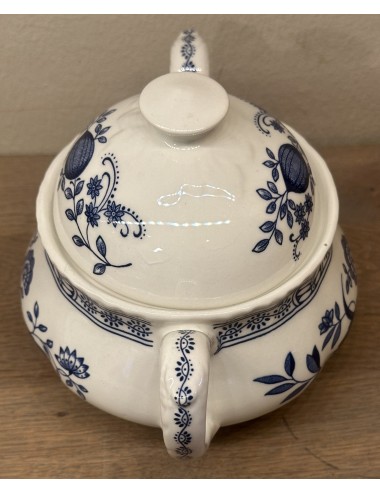 Sugar bowl - Enoch Wedgwood Tunstall Ltd. - décor BLUE HERITAGE