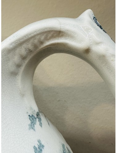 Lampetkan / Waterkan - Societe Ceramique Maestricht - décor MARGOT uitgevoerd in petrol