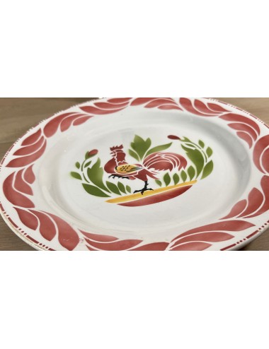 Plate / Bowl - large, round, model - Nimy - décor equal Boch Coq Hardi