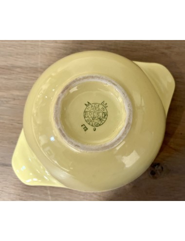 Kom / Dessertkom - met 2 handgrepen - Boch - uitgevoerd in geel pastel kleur