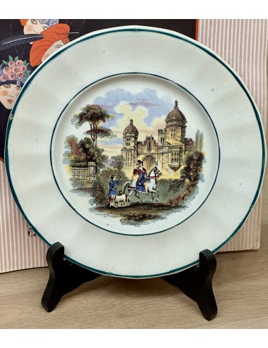 Plate / Decorative plate - Pierre Regout Maastricht - décor COUNTY multicolor/polychrome