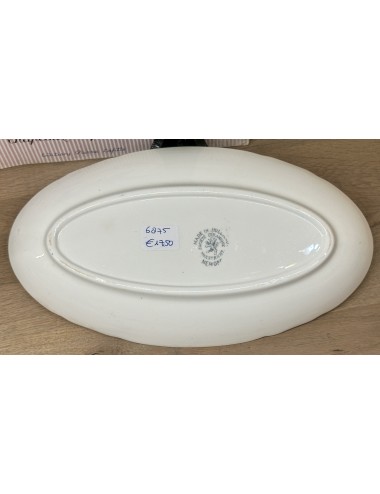 Acid bowl / Ravier - Societe Ceramique Maestricht - décor NEMONE (made between 1900-1910) in gray finish