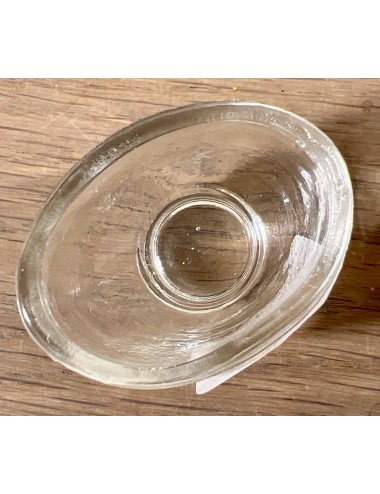 Oogbad / Oogglas - uitgevoerd in blank glas - ongemerkt - kleiner, laag, model