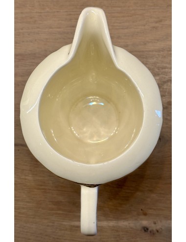 Milk jug - large model - Ceranord St. Amand Semi Vitrifié - inscription 'NOUS DEUX'