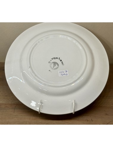 Plate / Bowl - flat round model - L'Amandinoise/St. Amand - décor GAVERLANG