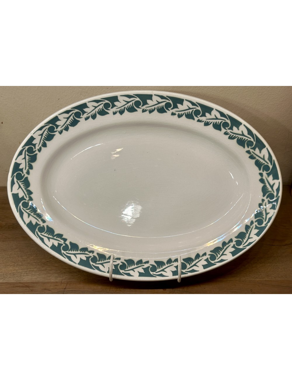 Plate / Bowl - oval model - L'Amandinoise/St. Amand - décor GAVERLANG