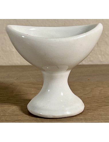 Oogbad / Oogglas - wit porseleinen model - ongemerkt - onderzijde voet is dicht