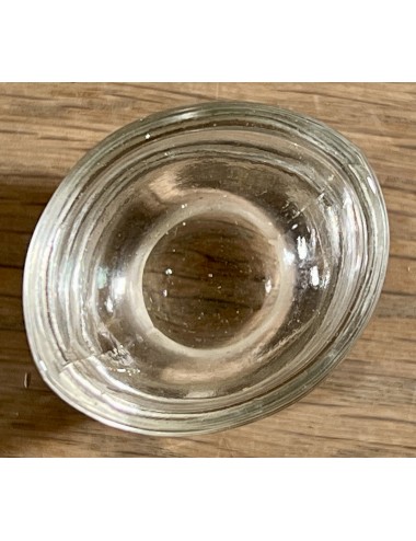 Oogbad / Oogglas - blank/doorzichtig glazen model in originele doos - gemerkt SALVA