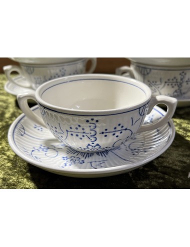 Soup bowl / Soup cup - Boch - décor COPENHAGUE executed in blue