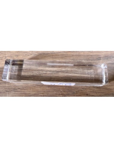 Knife rest - oblong, rectangular, model made of cut crystal
