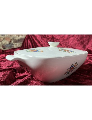 Tureen / Cover dish - Royal Sphinx - décor with different flowers in various colors