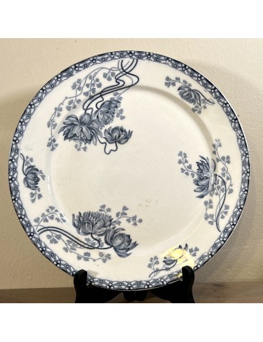 Dinner plate - Sarreguemines - décor ROYAT in blue