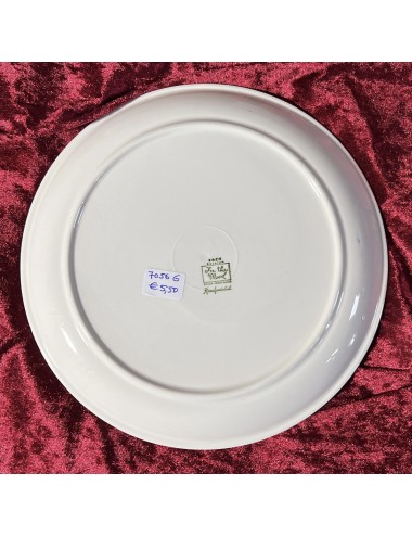 Dinner plate - Boch - shape MENUET - décor IN THE MOOD