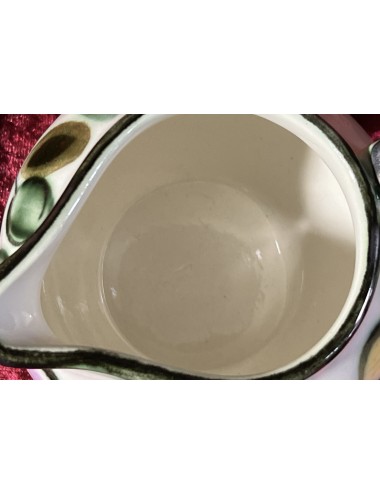Milk jug - Boch - shape MENUET - décor IN THE MOOD with white/cream interior