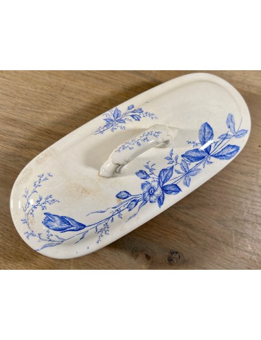 Comb bowl - Societe Ceramique Maestricht - décor SOPHIE executed in blue