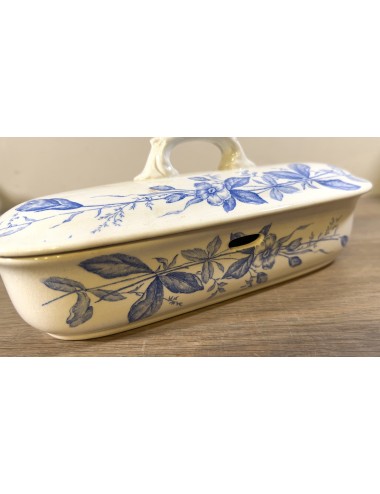 Comb bowl - Societe Ceramique Maestricht - décor SOPHIE executed in blue