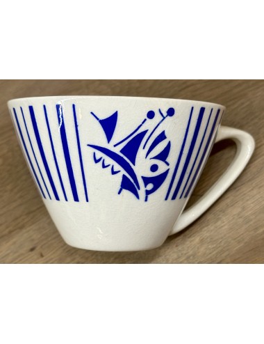 Cup - without saucer - Boch - décor RIVIERA with blue decorations