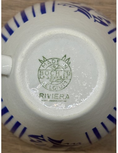 Cup - without saucer - Boch - décor RIVIERA with blue decorations