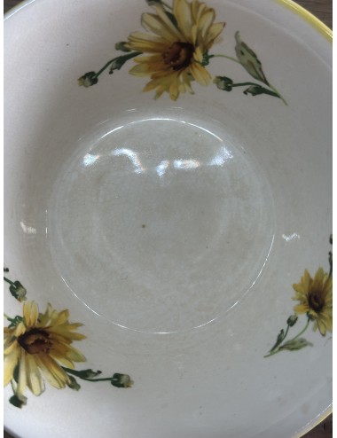 Bowl - round, widely flared, model - Villeroy & Boch - executed in dark yellow exterior