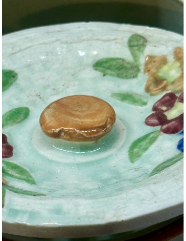 Koekpot / Koekdoos / Cookie Jar - Made in Japan - uitgevoerd in barbotine