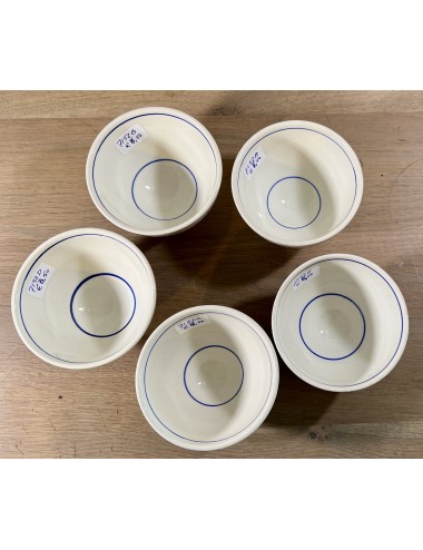 Bowl / Finger bowl - smaller model - Boch La Louvière - décor COPENHAGUE in blue