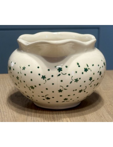 Milk jug - Boch - décor FLORA executed in green - shape FESTIVAL