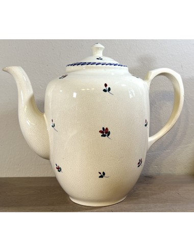 Coffee pot / Teapot - Nimy - décor with small executed flowers