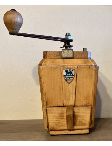 Coffee grinder - brand Peugeot - hand model made of wood executed in Art Deco (style)