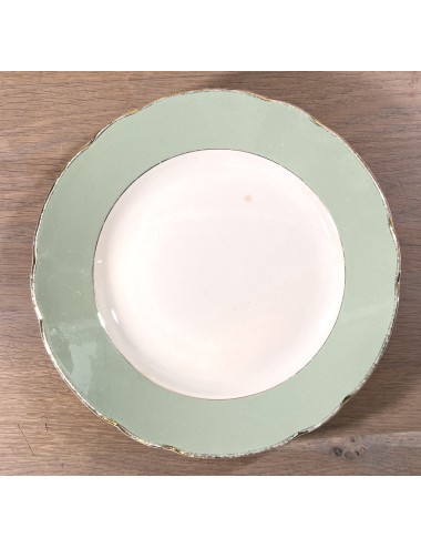 Breakfast plate / Dessert plate - Villeroy & Boch (made in France-Saar) - model Rhône - décor in white/cream