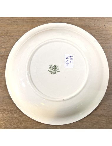 Deep plate / Soup plate / Pasta plate - Boch - décor LANDSCAPE executed in black