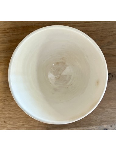 Rinse bowl / Bowl -B.F.K. (Boch Frères Keramis) - décor with vertical green stripes