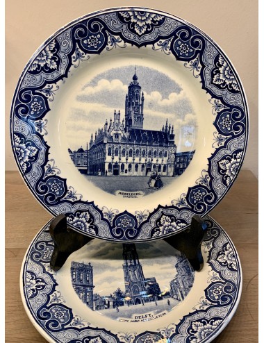 Sierbord Middelburgt Stadhuis - Societe Ceramique serie Mooi Nederland