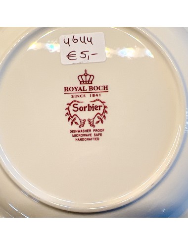 Bord, diep / soepbord / pastabord - Royal Boch - decor SORBIER rood (heruitgave)
