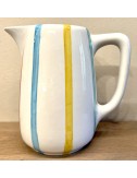 Milk jug - Royal Sphinx Maastricht - décor CANDY-STRIPE made between 1956-1960 for export to the USA