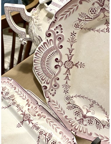Schaal, rechthoekig - Villeroy & Boch (VB) - decor EMPIRE paars / lila
