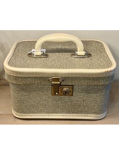 Make-up koffer - beauty case - uit Engeland - merk Crown (?) - 50ies / 60ies