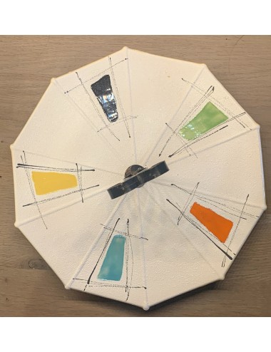Taartschaal / petits-fours schaal / gebakjesschaal - in de vorm van een paraplu