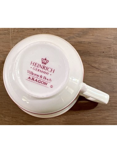 Kopje - voor mokka / espresso - Villeroy & Boch - porselein servies gemaakt tussen 1980 en 2005 - décor ARAGON