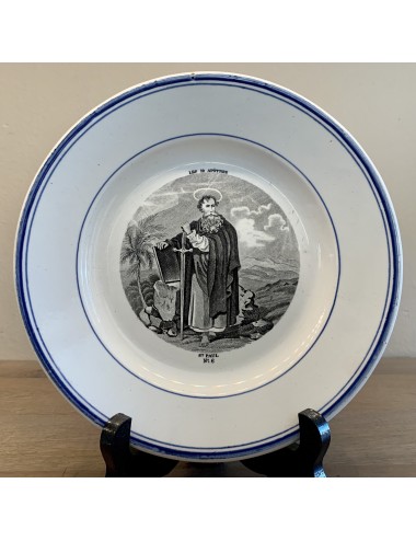 Bordje met religieuze afbeelding - Gien - Mes enfants…. - Gien - circa 1875