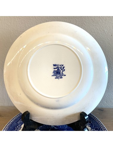 Dinerbord / Diner plate - groot model - Victoria Pottery Fenton - décor WILLOW