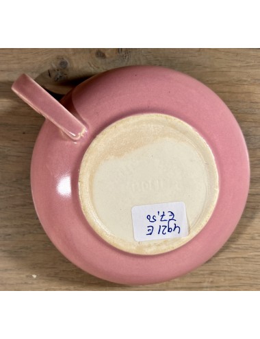 Schaaltje / Coupes - met handgreep - voor ijs / dessert oid. - 1950s - Villieroy & Boch - in roze pastel