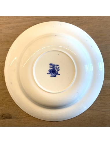 Diep bord / Soepbord / Spaghettibord - groter model met een goudlijntje - Fenton Victoria Porcelain - décor WILLOW