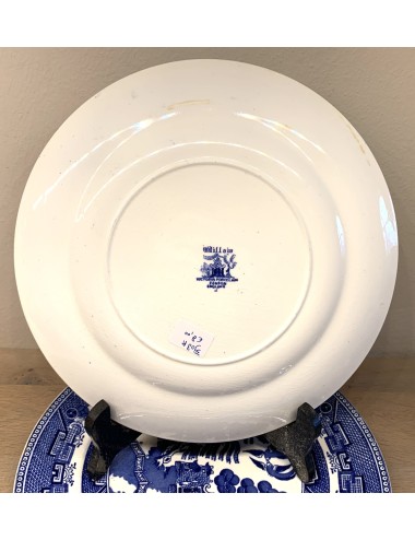 Dinerbord / Dining plate - groot model - Victoria Pottery Fenton - décor WILLOW