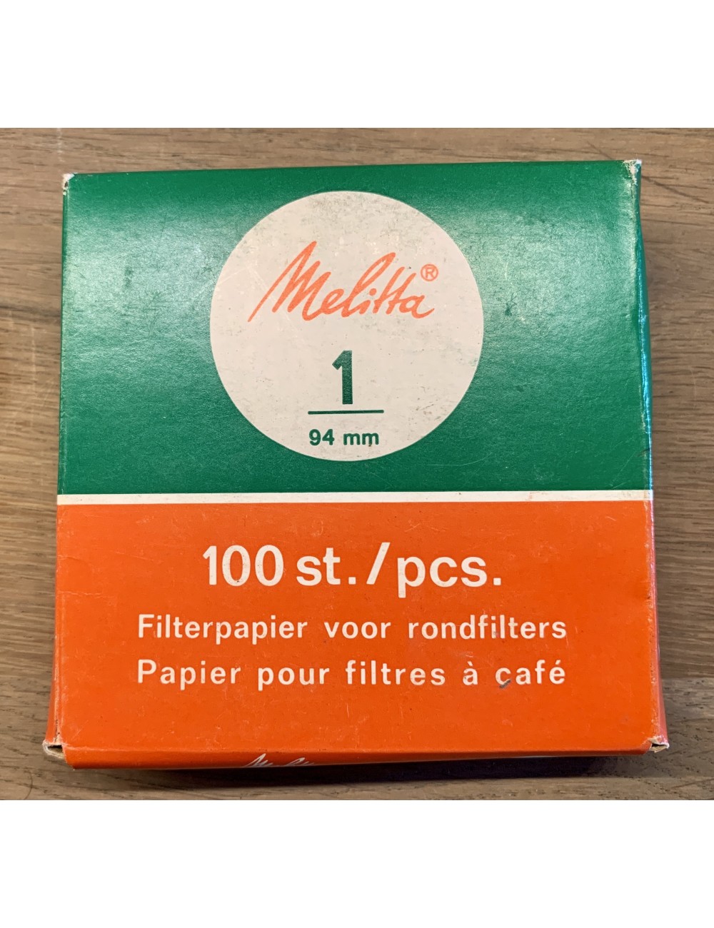 Koffiefilters rond Melitta Nr. 1 in doos